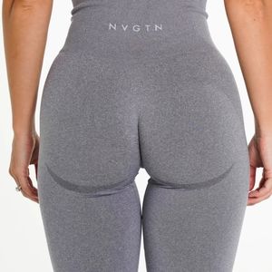 NVGTN light grey seamless contour leggings